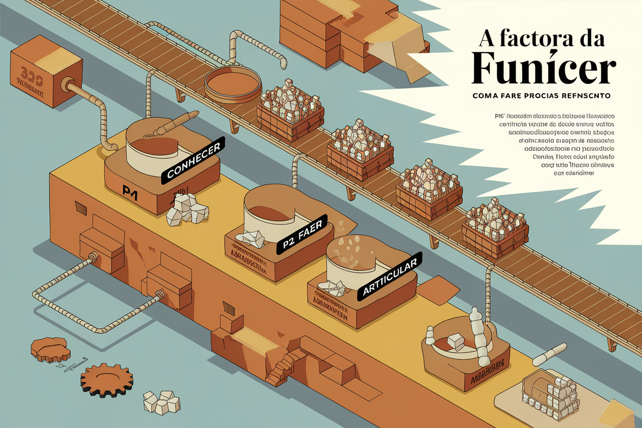 Fábrica: pipeline industrial da fluência inspirado em Factorio